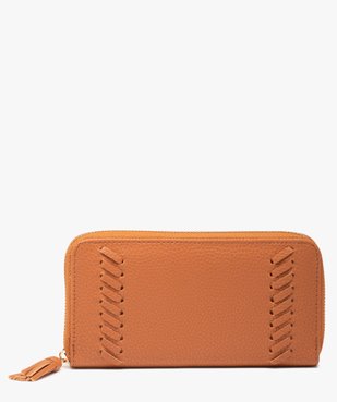 Portefeuille femme en matière grainée vue1 - GEMO (ACCESS) - GEMO