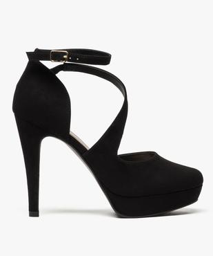 Escarpins femme à plateforme et talon aiguille vue1 - GEMO(URBAIN) - GEMO