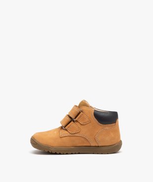 Chaussures premiers pas bébé garçon unies en suédine - Geox vue3 - GEOX - GEMO