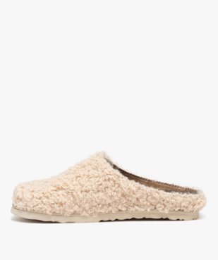 Chaussons mules en maille bouclette femme   vue3 - GEMO(HOMWR FEM) - GEMO