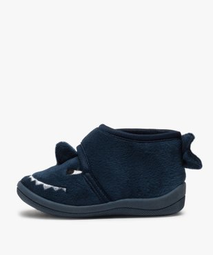 Chaussons bébé garçon montants dinosaure vue3 - GEMO 4G BEBE - GEMO