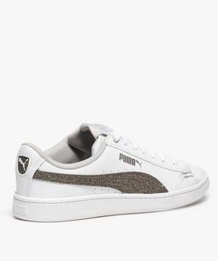 Baskets femme avec bandes pailletées sur les côtés vue4 - PUMA - GEMO