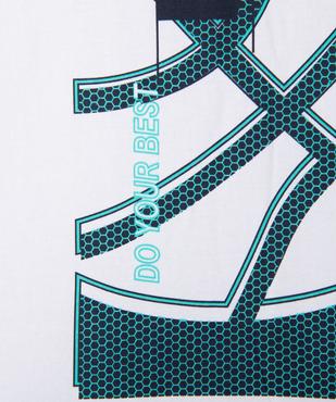 Tee-shirt de sport à manches courtes avec motif garçon vue2 - GEMO (JUNIOR) - GEMO