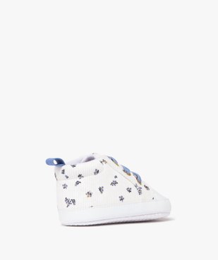 Chaussons de naissance bébé fille en velours côtelé vue4 - LITTLE LOVE - GEMO