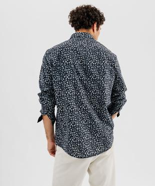 Chemise à motif feuillage homme vue3 - GEMO 4G HOMME - GEMO