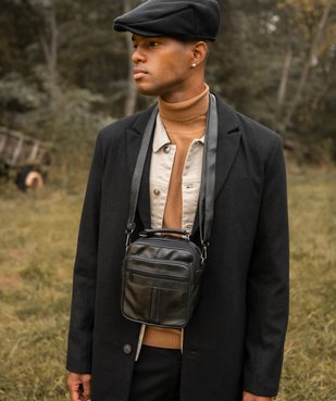 Sacoche en cuir avec bandoulière amovible homme  vue4 - GEMO (ACCESS) - GEMO