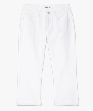 Pantacourt femme en toile 5 poches vue4 - GEMO (JEAN) - GEMO