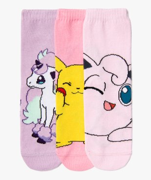 Chaussettes à motifs fille (lot de 3) - Pokemon vue1 - POKEMON - GEMO