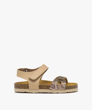 Sandales à scratch et bride brillante fille vue1 - LOVELY WINGS GEMO FOR GOOD - GEMO