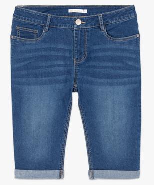 Bermuda femme en jean 5 poches vue4 - GEMO (JEAN) - GEMO