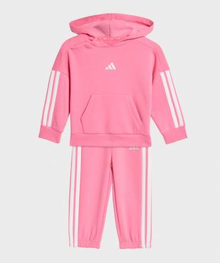 Ensemble de jogging bébé fille sweat à capuche et pantalon - Adidas vue1 - ADIDAS - GEMO