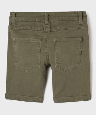 Bermuda regular taille ajustable garçon vue3 - GEMO (ENFANT) - GEMO