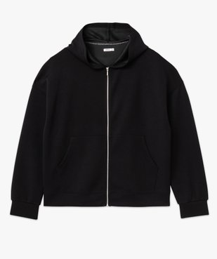 Sweat à capuche zippé femme grande taille vue4 - GEMO(FEMME PAP) - GEMO