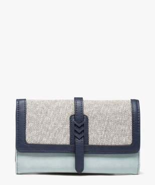 Portefeuille femme grand format multimatière vue1 - GEMO (ACCESS) - GEMO