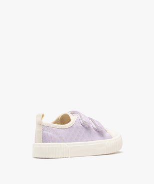 Baskets basses à scratch et reflets irisés fille vue5 - LOVELY WINGS GEMO FOR GOOD - GEMO