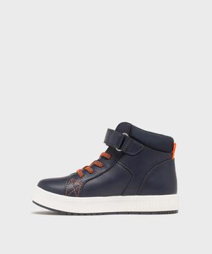 Boots look sport avec lacets élastiques et scratch garçon - Buggy Shoes vue3 - BUGGY - GEMO