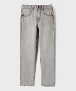Jean regular en denim délavé garçon vue3 - GEMO 4G GARCON - GEMO