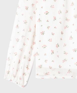 Blouse en voile à manches longues fille vue2 - GEMO 4G FILLE - GEMO
