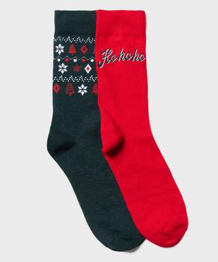 Chaussettes de Noël homme vue1 - GEMO(HOMWR HOM) - GEMO