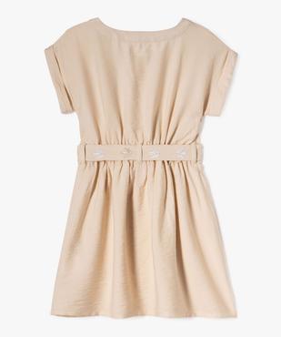 Robe fluide à manches courtes fille vue7 - GEMO 4G FILLE - GEMO