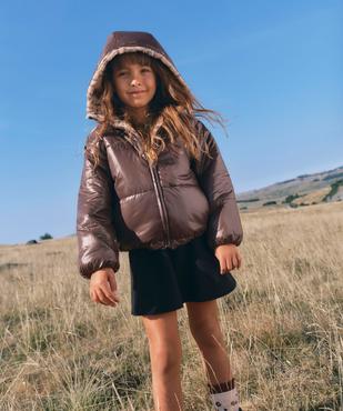 Blouson à capuche réversible fille vue7 - GEMO (ENFANT) - GEMO