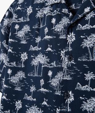 Chemise manches courtes fluide imprimé tropical garçon vue2 - GEMO 4G GARCON - GEMO
