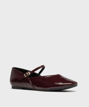 Ballerines vernies avec bride sur le dessus femme - Follow Me vue2 - FOLLOW ME - GEMO