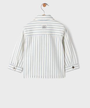 Sur-chemise à rayures bébé garçon - LuluCastagnette vue4 - LULUCASTAGNETTE - GEMO