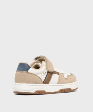 Baskets tricolores à scratch garçon - LuluCastagnette vue4 - LULUCASTAGNETTE - GEMO