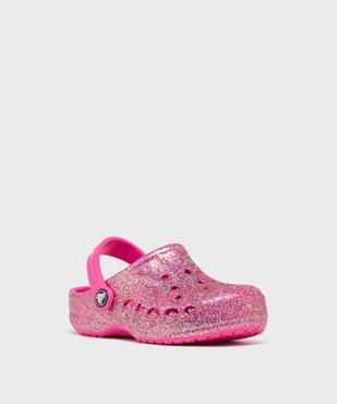 Sabots souples pailletés dessus perforé fille - Crocs vue2 - CROCS - GEMO