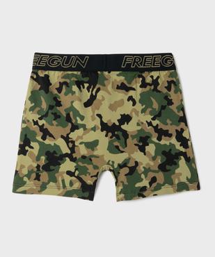 Boxers de sport en coton stretch garçon (lot de 3) - Freegun vue3 - FREEGUN - GEMO