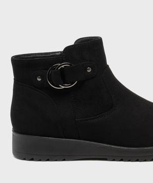 Boots confort en suédine femme - G'Flex vue6 - G'FLEX - GEMO