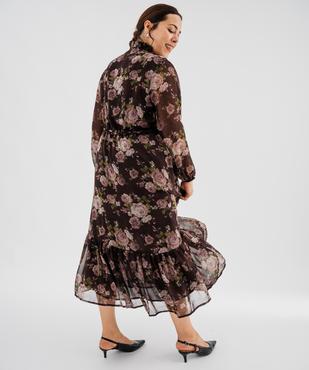 Robe longue femme grande taille vue3 - GEMO 4G GT - GEMO