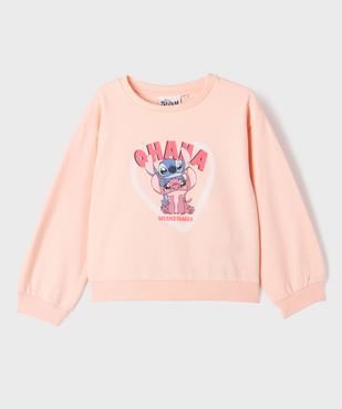 Sweat à motif Stitch fille - Disney vue1 - LILO & STITCH - GEMO