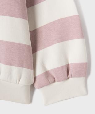 Sweat ample imprimé fille vue2 - GEMO 4G FILLE - GEMO