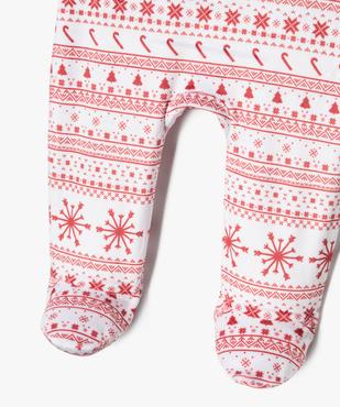 Pyjama de Noël en velours imprimé bébé vue2 - GEMO(BB COUCHE) - GEMO