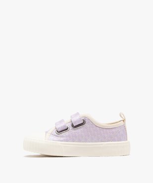 Baskets basses à scratch et reflets irisés fille vue4 - LOVELY WINGS GEMO FOR GOOD - GEMO