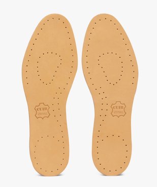 Semelles confort en cuir sur latex multi-taille vue1 - GEMO(ENTRETIEN) - GEMO