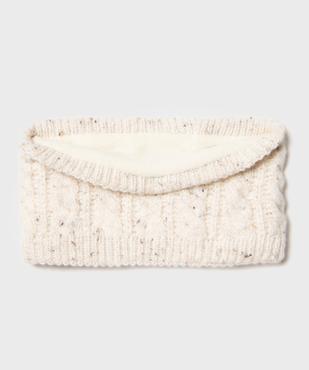 Echarpe snood en maille torsadée doublée polaire bébé garçon vue1 - GEMO (ACCESS) - GEMO