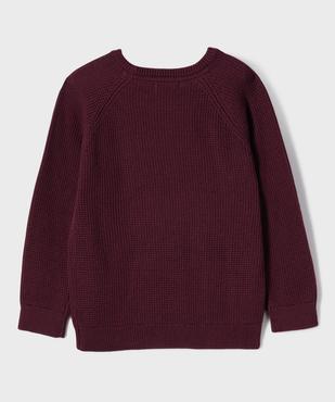 Pull en maille garçon vue3 - GEMO (ENFANT) - GEMO