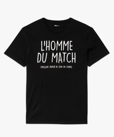 Tee-shirt homme avec message