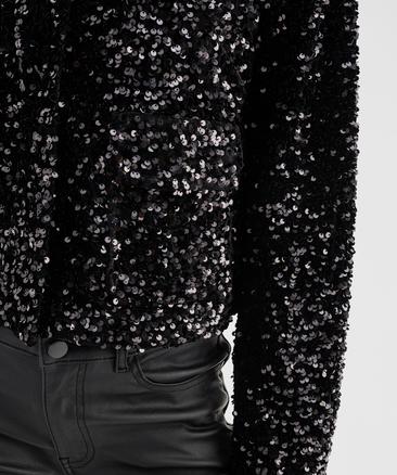 Veste courte à sequins femme Veste courte à sequins femme