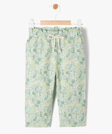 Pyjama Bebe Pantalon Bébé Garçon Dazzerake - Taille Élastique Avec Boutons - Coton Élasthanne 0-3 Ans Vêtement Décontracté Enfant