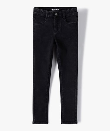 Jegging en maille très extensible fille bleu fonce