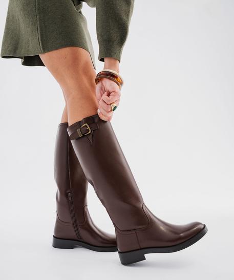 Bottes cavalières à petite boucle décorative femme - Follow Me - FOLLOW ME Bottes cavalières à petite boucle décorative femme - Follow Me vue1 - FOLLOW ME - GEMO