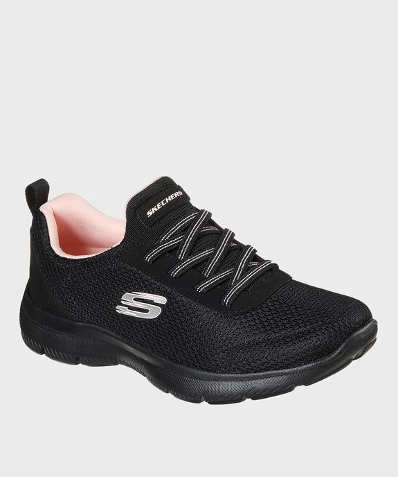 Baskets en mesh Puregenius à lacets élastiques femme - Skechers vue7 - SKECHERS - GEMO