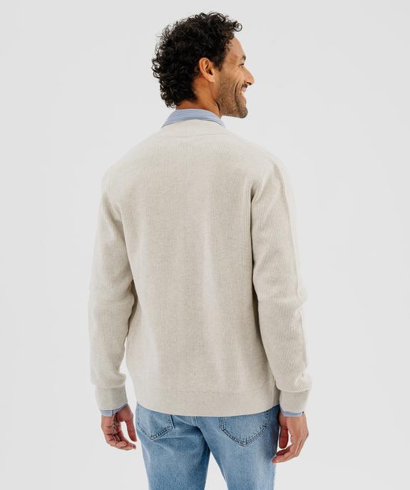 Gilet zippé à col montant homme vue3 - GEMO (HOMME) - GEMO
