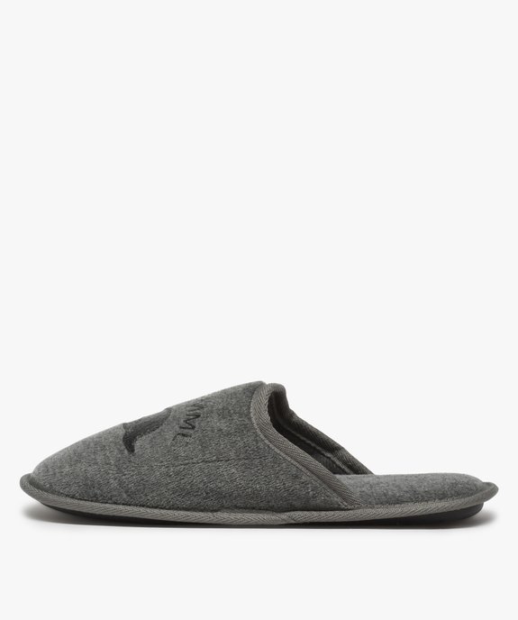 Chaussons homme forme mule à motif otarie vue3 - GEMO(HOMWR HOM) - GEMO