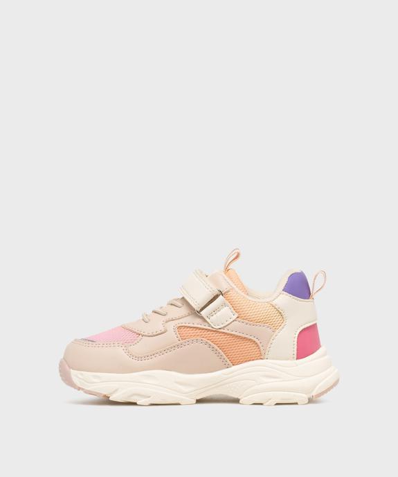 Baskets à scratch esprit running fille - Lovely Wings vue3 - LOVELY WINGS - GEMO