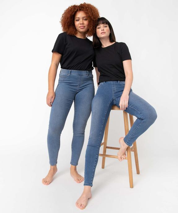 Jegging femme avec coutures contrastantes vue6 - GEMO 4G FEMME - GEMO